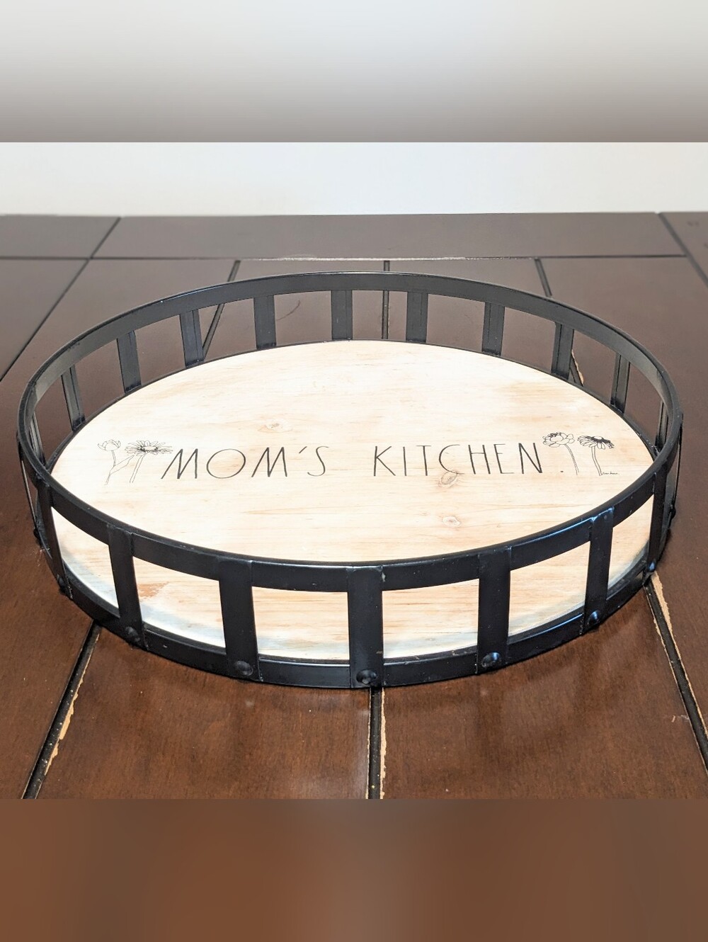 Rae Dunn Rare "MOM'S KITCHEN" Large Tray  FARMHOUSE